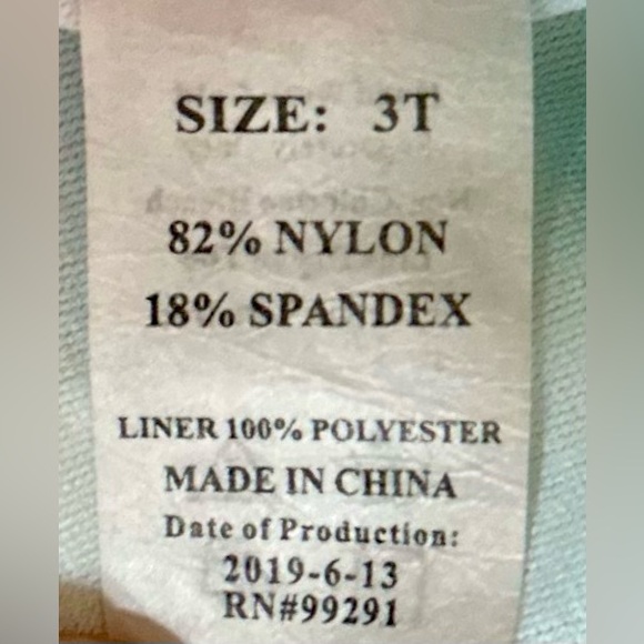 Kami Toddler Girl Size 3T Two Piece Swimsuit Set - Picture 6 of 6